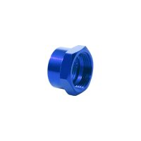 Tuning CNC Alu Benzinhahn Mutter blau eloxiert für Simson S51 S50 S70 SR50 KR51 Schwalbe Star Sperber Duo MZ ETZ TS ES 125 1250 250 M16x1,0 Überwurfmutter