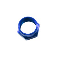 Tuning CNC Alu Benzinhahn Mutter blau eloxiert für Simson S51 S50 S70 SR50 KR51 Schwalbe Star Sperber Duo MZ ETZ TS ES 125 1250 250 M16x1,0 Überwurfmutter
