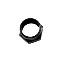 Tuning CNC Alu Benzinhahn Mutter schwarz eloxiert für Simson S51 S50 S70 SR50 KR51 Schwalbe Star Sperber Duo MZ ETZ TS ES 125 1250 250 M16x1,0 Überwurfmutter