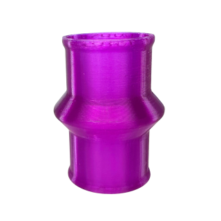 3D Druck Ansaugmuffe strömungsoptimiert, lila 30mm/30mm für Simson S51 S50 S70 S53 S83 BVF AMAL Vergaser Ansaugschlauch