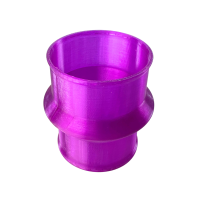 3D Druck Ansaugmuffe strömungsoptimiert, lila 40mm/43mm für Simson S51 S50 S70 S53 S83 Mikuni Ansaugschlauch