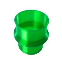 3D Druck Ansaugmuffe strömungsoptimiert, grün 40mm/43mm für Simson S51 S50 S70 S53 S83 Mikuni Vergaser Ansaugschlauch