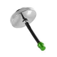 Tuning Tankdeckel 40mm chrom + Entlüftung grün eloxiert für Simson S50 S51 SR50 KR51 Schwalbe
