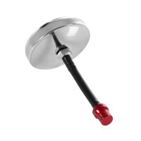 Tuning Tankdeckel 40mm chrom + Entlüftung rot eloxiert für Simson S50 S51 SR50 KR51 Schwalbe