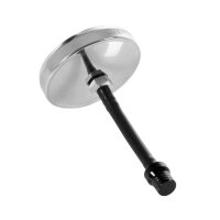 Tuning Tankdeckel 40mm chrom + Entlüftung schwarz eloxiert für Simson S50 S51 SR50 KR51 Schwalbe