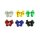 Paar Stellschrauben 22mm M6 eloxiert Bowdenzug für Simson S51 S50 S70 KR51 Schwalbe SR50 S53 Spatz Sperber Habicht Star