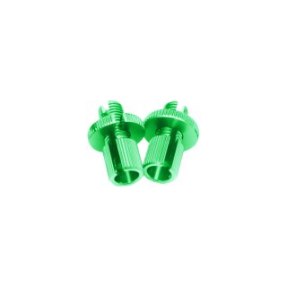 Paar Stellschrauben 22mm M6 grün eloxiert für für Simson S51 S50 S70 KR51 Schwalbe SR50 S53 Spatz Sperber Habicht Star