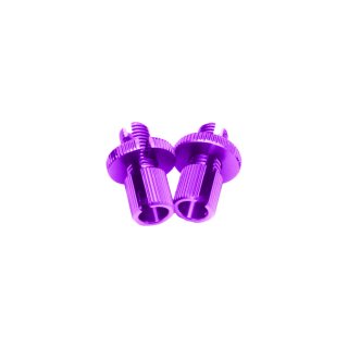 Paar Stellschrauben 22mm M6 lila eloxiert für für Simson S51 S50 S70 KR51 Schwalbe SR50 S53 Spatz Sperber Habicht Star