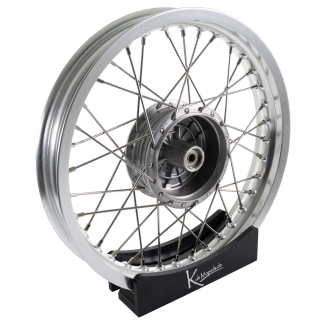 Felge 2,15x16 silber eloxiert Speichen VA XL für Simson S51 S50 S53 S70 S83 Kr51 Schwalbe Star Sperber Habicht verstärkt