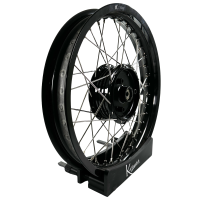 Felge 2,15x16 schwarz eloxiert Speichen VA XL für...