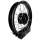 Felge 2,15x16 schwarz eloxiert Speichen VA XL für Simson S51 S50 S53 S70 S83 Kr51 Schwalbe Star Sperber Habicht