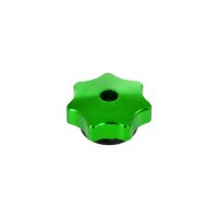 Aluminium CNC Sterngriffmutter Grün eloxiert M6 Haube Motor Abdeckung für Simson Schwalbe KR51 SR50 SR80 Spatz Star Sperber Habicht für MZ ES TS 125 150 175 250