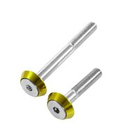 Schrauben gold Stoßdämpfer M8x75 +M8x50 +  eloxierte Aluminium Unterlegscheiben für Simson S51 SR50 S53 S70 SR80 S83