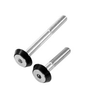 Schrauben schwarz Stoßdämpfer M8x75 +M8x50 +  eloxierte Aluminium Unterlegscheiben für Simson S51 SR50 S53 S70 SR80 S83