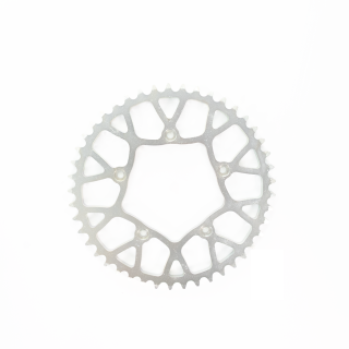 Hinteres Stahl Kettenrad Kettenritzel 46Z für MX Cross Racing für Simson S51 S50 S70 S85 S53M Zahnkranz Ritzel Kette geschraubt 46 Zähne