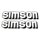 Paar Aufkleber transparent für Simson S51 S50 S60 S70 Schriftzug Tank Klebefolie Logo silber-weiss