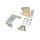 Set Anbauteile Scheinwerferhalter  HS1 + Bilux Scheinwerfergehäuse für Simson S51 S51E S50 S70 S70E