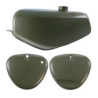 Lackset Tank + Enduro Seitendeckel NVA, armeegrün...