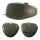 Lackset Büffeltank, Hochtank Tank + Seitendeckel NVA armeegrün matt für Simson S50, auch S51 S70 (S53, S83) Kraftstoffbehälter
