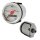 Tachometer Tacho für Simson KR51/1 KR51/2 Schwalbe Star Sperber Habicht SR2 E 80 km/h Chromring, weiß 48mm