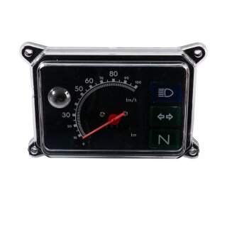 Tachometer 100km/h für Simson SR50 SR80 Roller SD50 Albatros Kombiinstrument schwarz Tacho 100er