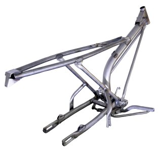 Rahmen Baugruppe für Simson S51 S51E Enduro S53 S70 S83 S50 Fußraste Obergurt Strebe unlackiert, blank