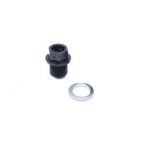 Alu CNC Tuning Ölablasschraube + Dichtring schwarz...