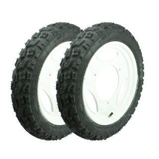 2 Simson Komplettrad Winterreifen Winterräder 12" SR50 SR80 M+S SD50 Albatros Heidenau K57
