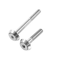 Schrauben silber Stoßdämpfer M8x75 +M8x50 +  eloxierte Aluminium Unterlegscheiben für Simson S51 SR50 S53 S70 SR80 S83 Federbeine