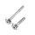 Schrauben silber Stoßdämpfer M8x75 +M8x50 +  eloxierte Aluminium Unterlegscheiben für Simson S51 SR50 S53 S70 SR80 S83 Federbeine