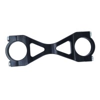 CNC Gabelversteifung für SFW/SWH Telegabel schwarz eloxiert Racing Gabelbrücke für Simson S51 S70 S50 S53 S83