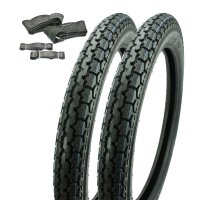 Set Reifen für MZ ETZ250 ETZ 250 VeeRubber VRM015 2,75x18 + 3,50x18