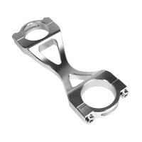 CNC Gabelversteifung für SFW/SWH Telegabel silber eloxiert Racing Gabelbrücke für Simson S51 S70 S50 S53 S83