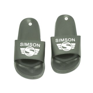 Simson Badeschuhe, Badelatschen, Schlappen S50 S51 KR51 Schwalbe Star Sperber Habicht SR1 SR2 ideales Geschenk schwarz 40