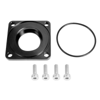 CNC Dichtkappe mit 0-Ring Schwarz für Simson S51...