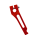 ZT Tuning CNC Bremshebel hinten Rot mit ABE für Simson S50 S51 S70 SR50 KR51/2 Schwalbe SR4-4 Habicht SR4-3 Sperber Duo