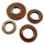 Wellendichtringe Simmerringe braun für Simson S51 SR50 KR51 Schwalbe S53 S70 Sperber Material FPM