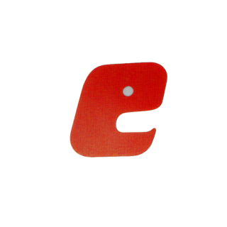 Aufkleber "e" rot für MZ ETZ250 Seitendeckel