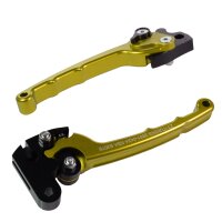 CNC Handhebel Scheibenbremse für Simson S50 S51 S70 S83 S53 SR50 SR80 KR51/2 Schwalbe eloxiert gold mit ABE Bremshebel Kupplungshebel