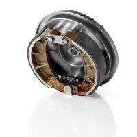 CNC Tuning Bremse hinten, silber eloxiert EBC Bremsbacken für Simson S51 S50 S53 KR51 Schwalbe Ankerplatte Bremsschild Trommelbremse