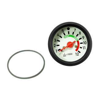 Tuning 12.000U/min Drehzahlmesser für Simson S51 S50 S60 S70 S83 S53 weiß 60mm DZM