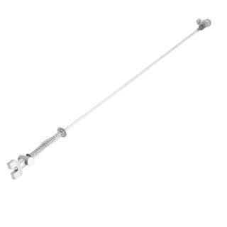 Tuning Bremsstange mit Kugelkopf + silber eloxierter Stellmutter für Simson S51 S53 S50 S60 S70 485mm