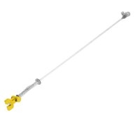 Tuning Bremsstange mit Kugelkopf + gold eloxierter Stellmutter für Simson S51 S53 S50 S60 S70 485mm