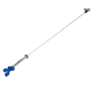 Tuning Bremsstange mit Kugelkopf + blau eloxierter Stellmutter für Simson S51 S53 S50 S60 S70 485mm