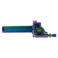 Alu CNC Schnellgasgriff Rainbow universal für Simson S51, S50, S53 S83 Rennsport für DDR Berliner, Mikuni, andere Vergaser Cross Motorcross Tuning Enduro