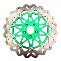 ZT Tuning Wave Bremsscheibe 2-tlg schwimmend grün...