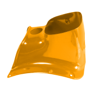 Lampenmaske saharabraun Simson KR51 Schwalbe Scheinwerfer Frontschild Verkleidung Karosserie