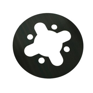 Tuning Kupplungslamelle 0,8mm geschlitzt Scheibe für Simson S50 Schwalbe Spatz Star Sperber Habicht SR1 SR2 KR50 für 5 Lamellen Kupplung