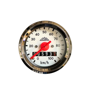 B- Ware 100 km/h Tachometer für Simson KR51 Schwalbe Star Sperber Habicht Duo mit Lichtschlitz - auch S51 S50 Tuning
