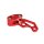 CNC Halter Bremsschlauch Rot eloxiert für Simson S51 S70 S50 S53 S83 Enduro SR50 SD50 MS50 Sperber Scheibenbremse Bremsleitung